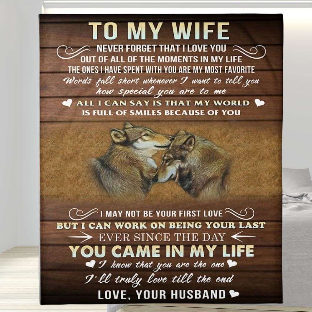 You Came In My Life To My Wife Blanket Personalized Gift For Wife
