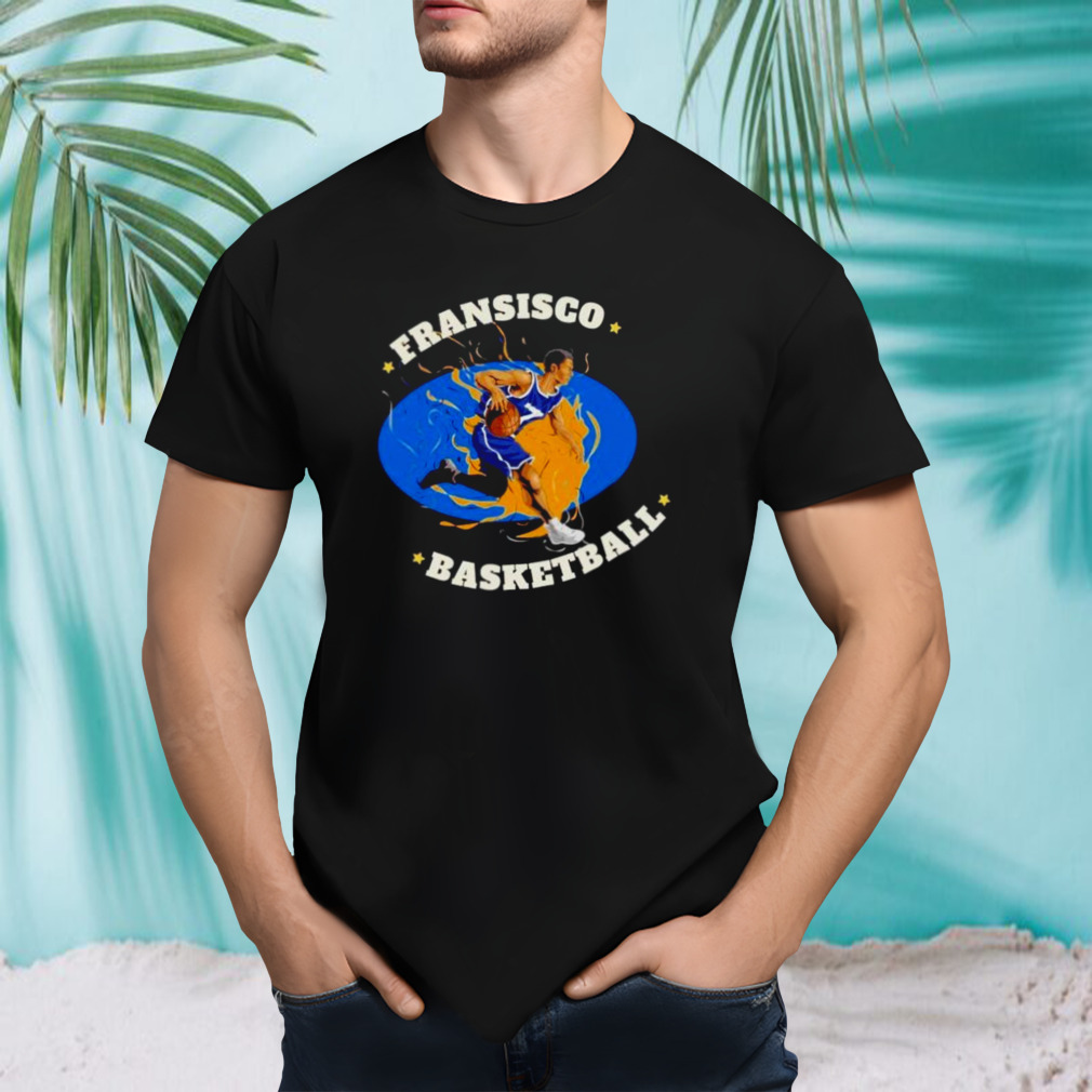 francisco basketball player running shirt