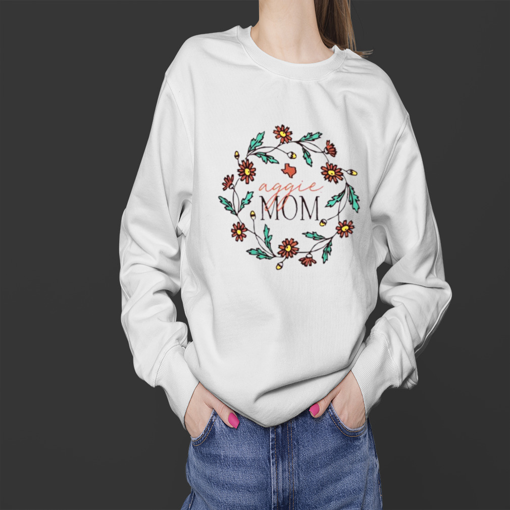 Aggie mom floral shirtv 4 Sweater