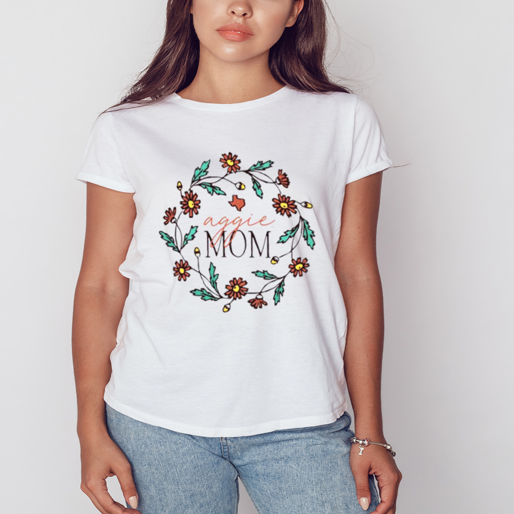 Aggie mom floral shirtv 2 Women's shirt