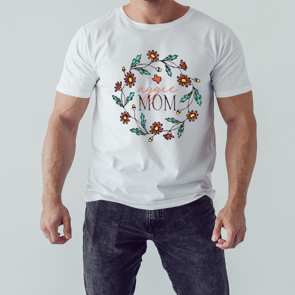 Aggie mom floral shirtv 1 Unisex shirt