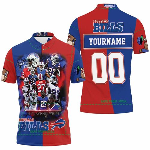 Buffalo Bills Afc East Division Champions Legends Personalized 3D All Over Print Polo Shirt