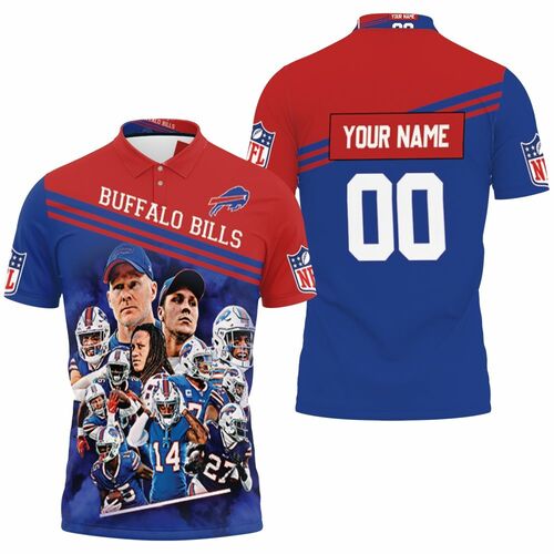 Buffalo Bills Afc East Division Champions Personalized 3D All Over Print Polo Shirt