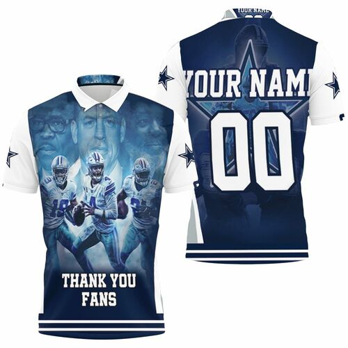 Dallas Cowboy Super Bowl Nfc East Division Champions Thank You Fans Personalized 3D All Over Print Polo Shirt