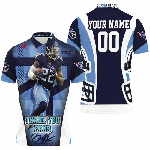 Derrick Henry 22 Super Bowl Afc South Division Super Bowl Personalized 3D All Over Print Polo Shirt