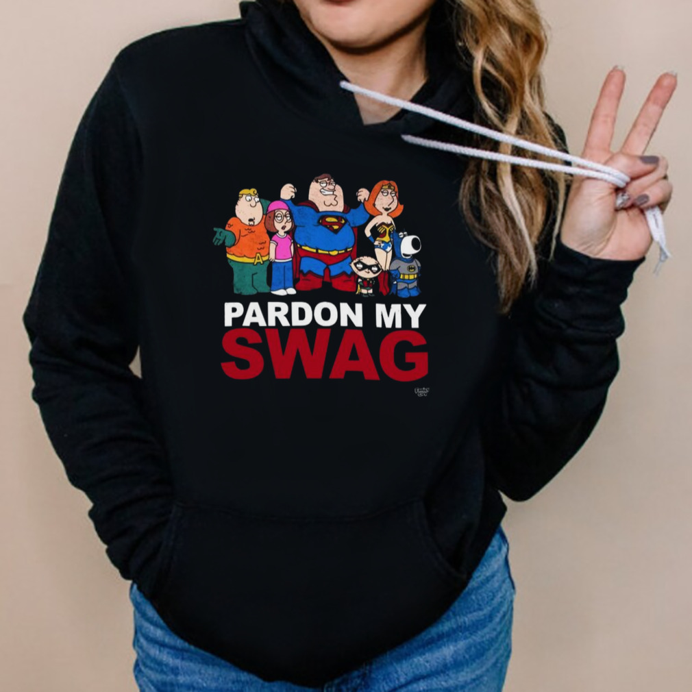 Design Family guy superheroes pardon my swag 2023 T-Shirt 5 Hoodies