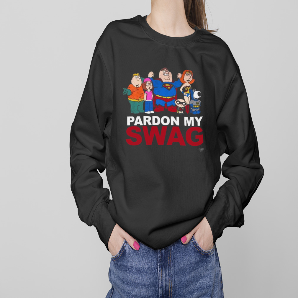 Design Family guy superheroes pardon my swag 2023 T-Shirt 4 Sweaters