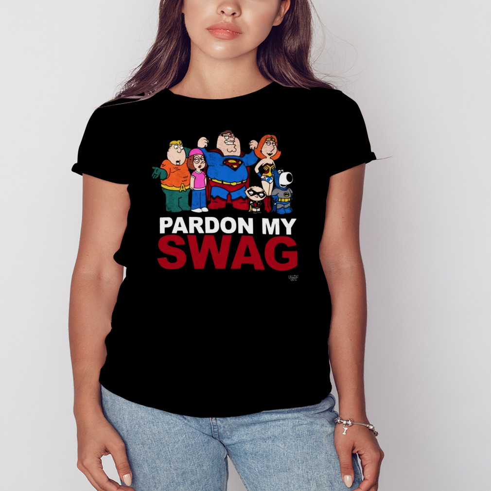 Design Family guy superheroes pardon my swag 2023 T-Shirt 2 Women's tshirt