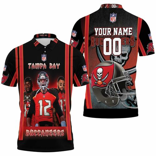 Design Tampa Bay Buccaneers 2021 Super Bowl Nfc South Champions Personalized 3D All Over Print Polo Shirt