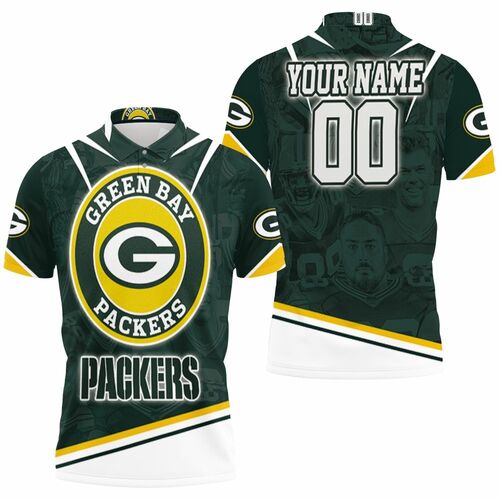 Green Bay Packers Legend Thanks Nfl Champion Personalized 3D All Over Print Polo Shirt