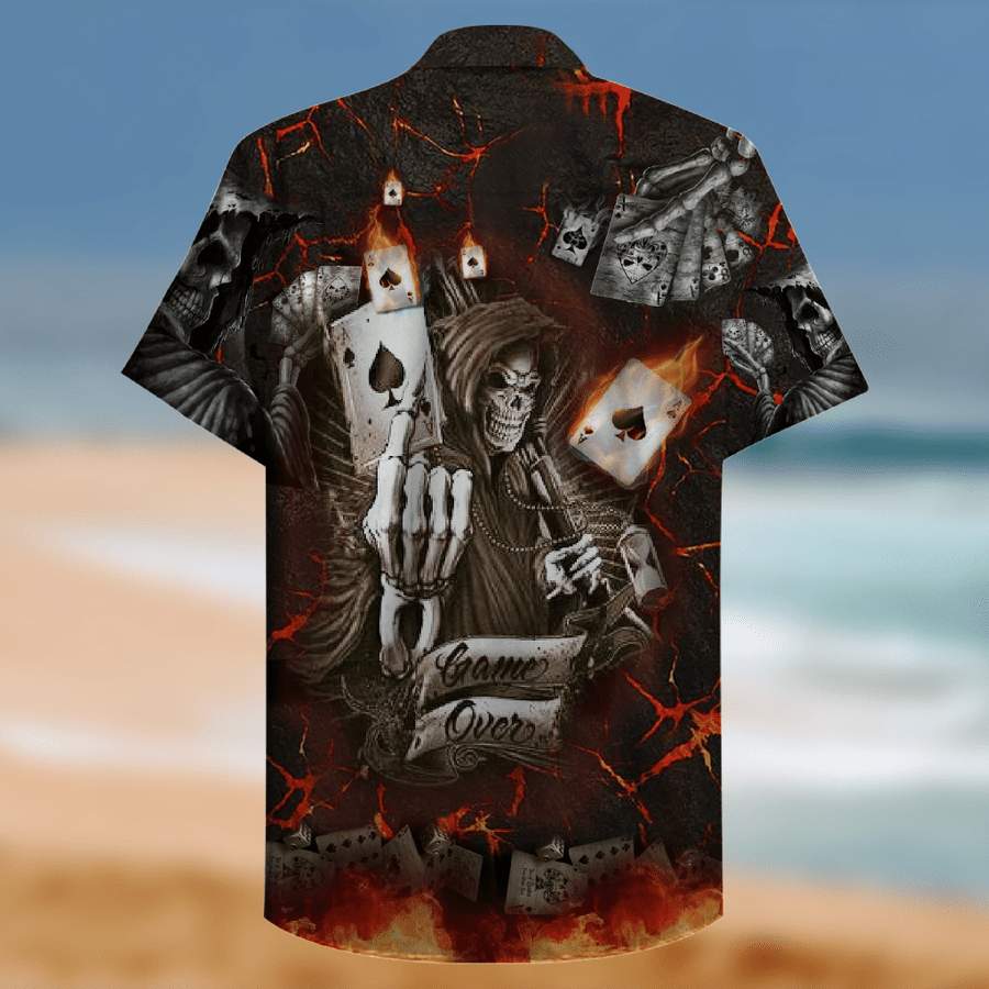 Hawaiian Aloha Shirts Skull Game Of Cards 2 Hawaiian Aloha Shirts Skull Game Of Cards