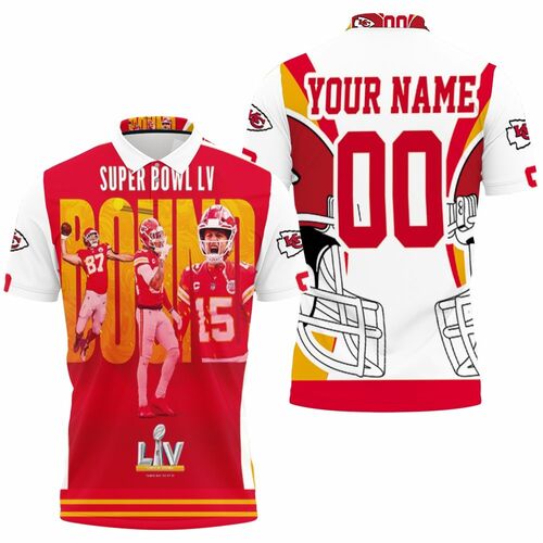 Kansas City Chiefs Afc West Division Super Bowl L V Personalized 3D All Over Print Polo Shirt