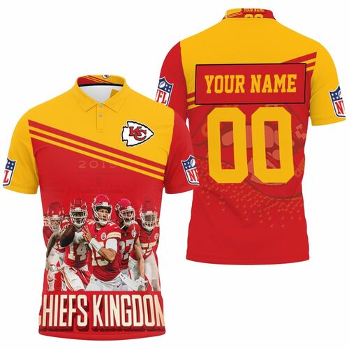 Kansas City Chiefs Kingdom Afc West Champions Division Super Bowl Personalized 1 3D All Over Print Polo Shirt