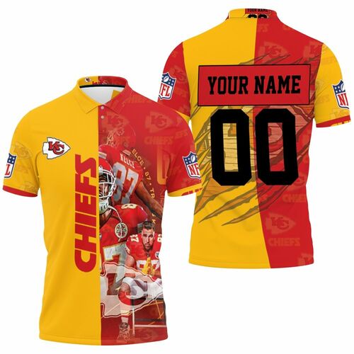 Kansas City Chiefs Logo Afc West Champions Super Bowl Personalized 1 3D All Over Print Polo Shirt