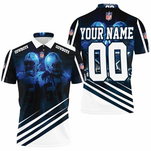 Leighton Vander Esch Jaylon Smith Dallas Cowboys Personalized 3D All Over Print Polo Shirt