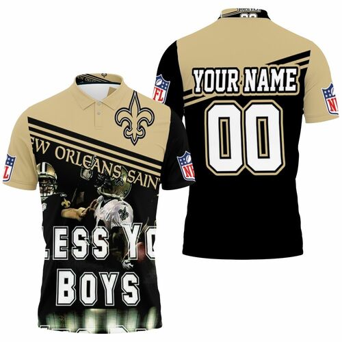 New Orleans Saints Nfl Season Bless You Boys Who Dat Legends Personalized 3D All Over Print Polo Shirt