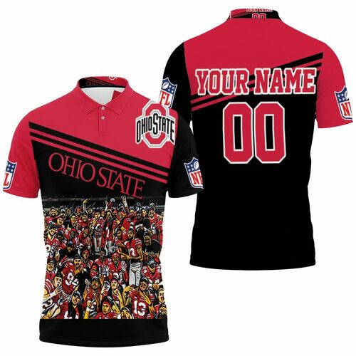 Ohio State Buckeyes All Players Champions Personalized 3D All Over Print Polo Shirt