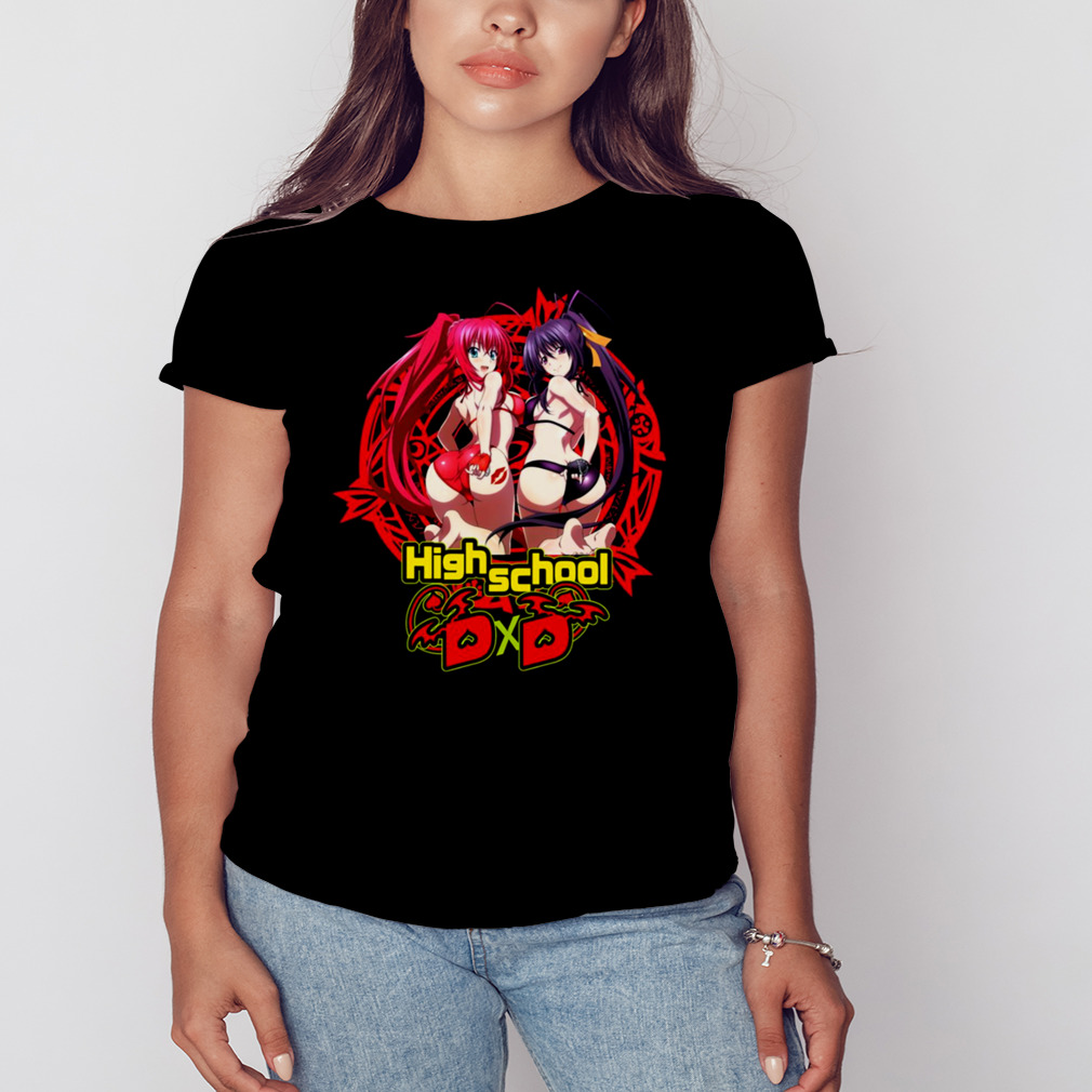 Rias & Akeno The Girls In High School Dxd Anime Unisex T-shirt - Teeruto