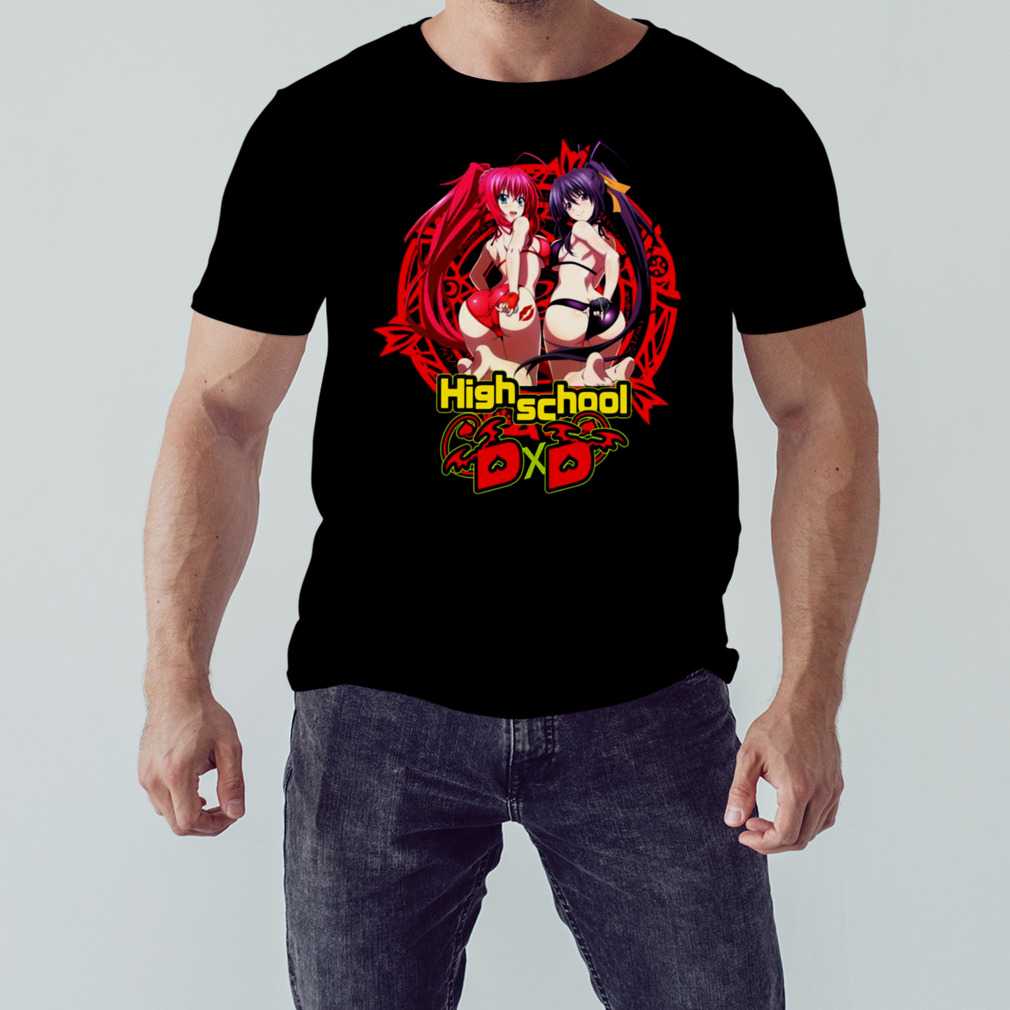 Rias & Akeno The Girls In High School Dxd Anime Unisex T-shirt - Teeruto