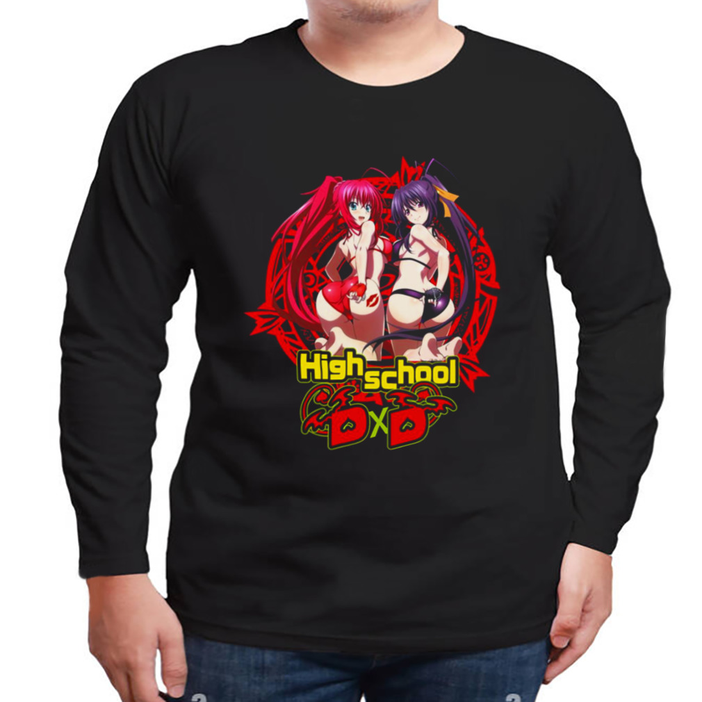 Rias & Akeno The Girls In High School Dxd Anime Unisex T-shirt - Teeruto