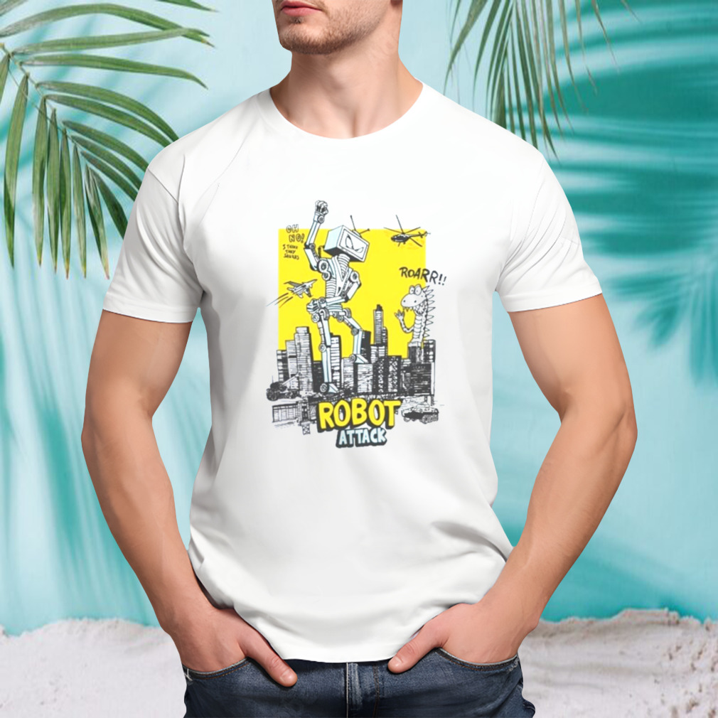 Robot Attacks The City Shirt