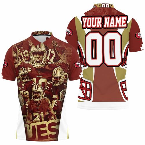 San Francisco 49ers Nfc West Division Super Bowl Personalized 3D All Over Print Polo Shirt