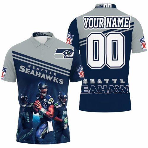 Seattle Seahawks Best Players 2020 Nfl Season Nfc West Champs Personalized 3D All Over Print Polo Shirt