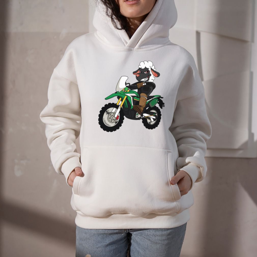 Sheep Biker Funny Art shirt 5 Hoodie