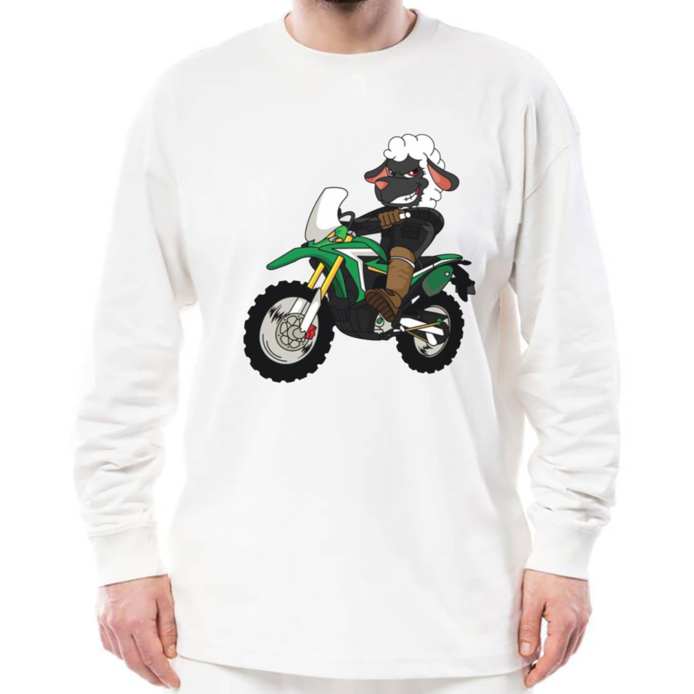 Sheep Biker Funny Art shirt 3 Longsleeve shirt