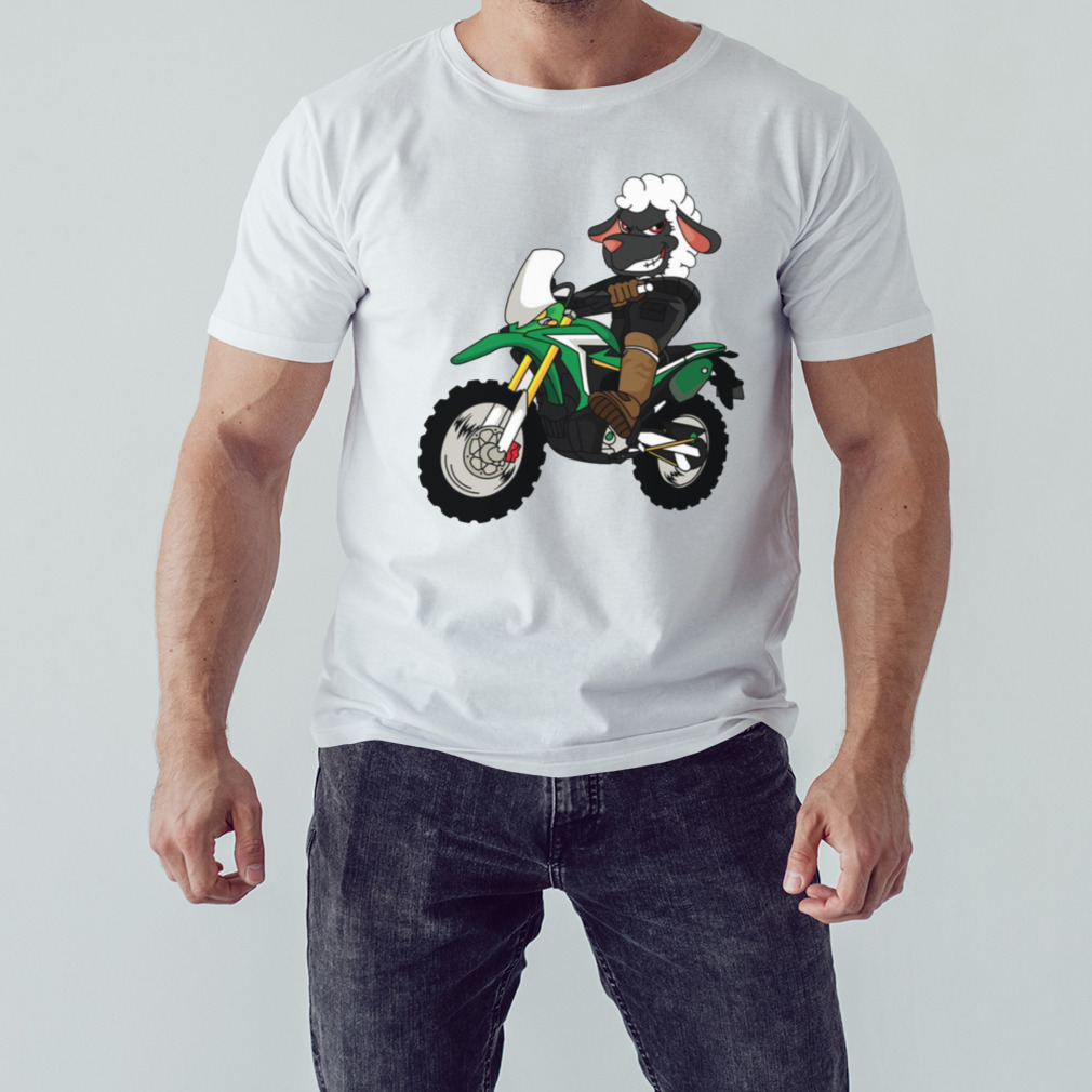Sheep Biker Funny Art shirt 1 Unisex shirt