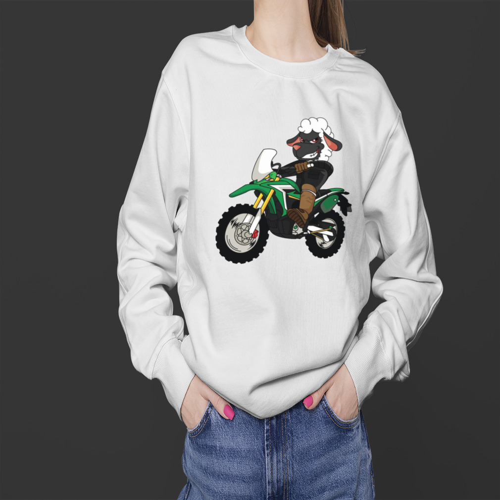 Sheep Biker Funny Art shirt 4 Sweater