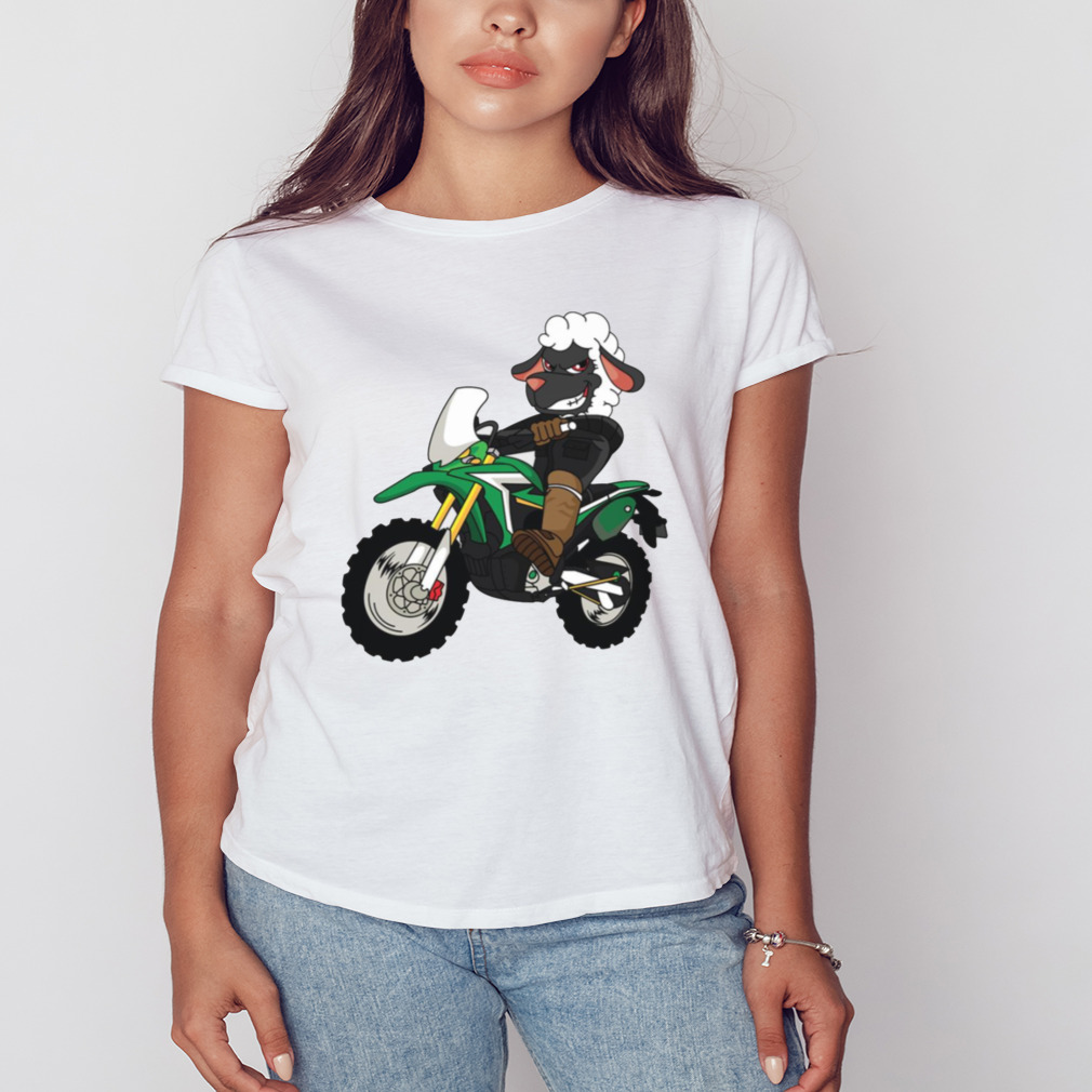 Sheep Biker Funny Art shirt 2 Women's shirt