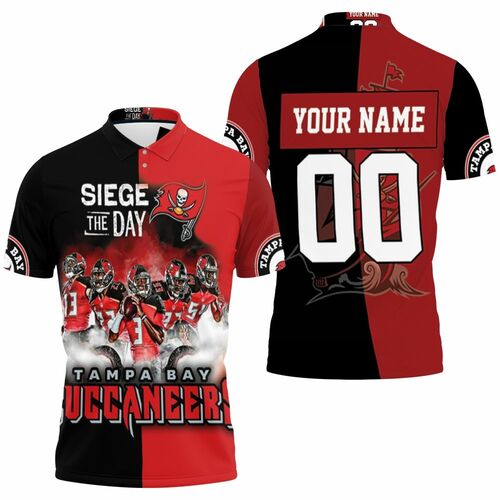 Siege The Day Tampa Bay Buccaneers Nfc South Champions Super Bowl 2021 Personalized 3D All Over Print Polo Shirt