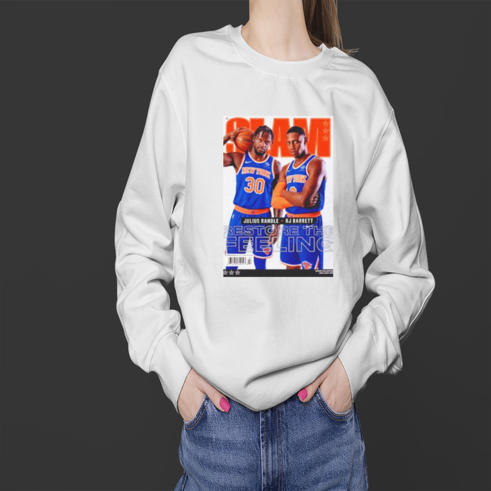 Slam Julius Randle and Rj Barrett Restore the feeling shirt 4 Sweater