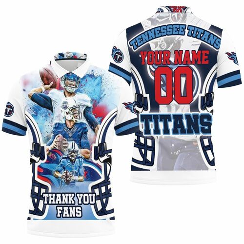 Super Bowl Tennessee Titans Afc South Champions For Fans Personalized 3D All Over Print Polo Shirt