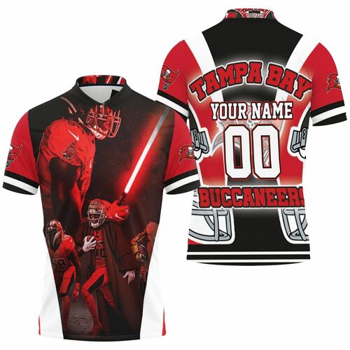 Tampa Bay Buccaneers 2021 Nfl Champions Jedi Lightsaber Personalized 3D All Over Print Polo Shirt