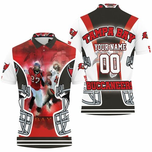 Tampa Bay Buccaneers Helmet Nfc South Champions Super Bowl 2021 Personalized 3D All Over Print Polo Shirt