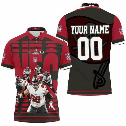 Tampa Bay Buccaneers Nfc South Champions Division Super Bowl 2021 Personalized 3D All Over Print Polo Shirt