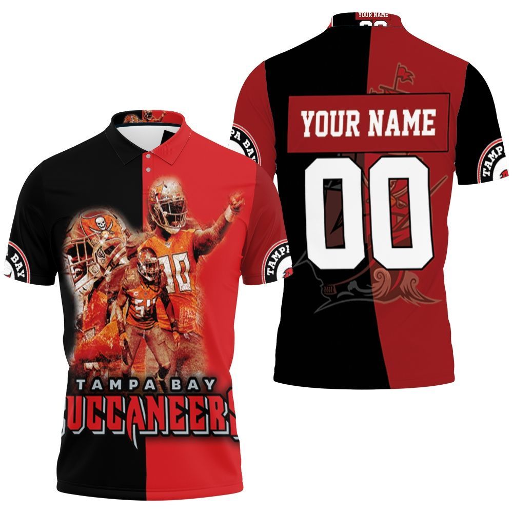 Tampa Bay Buccaneers Pirates Nfc South Champions Super Bowl Personalized 3D All Over Print Polo Shirt