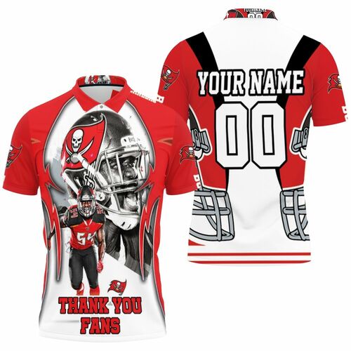 Tampa Bay Buccaneers Super Bowl Champions Thank You Fan Personalized 3D All Over Print Polo Shirt