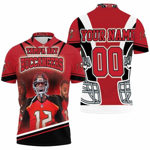 Tampa Bay Buccaneers Tom Brady Nfl Champions 2021 Personalized 3D All Over Print Polo Shirt