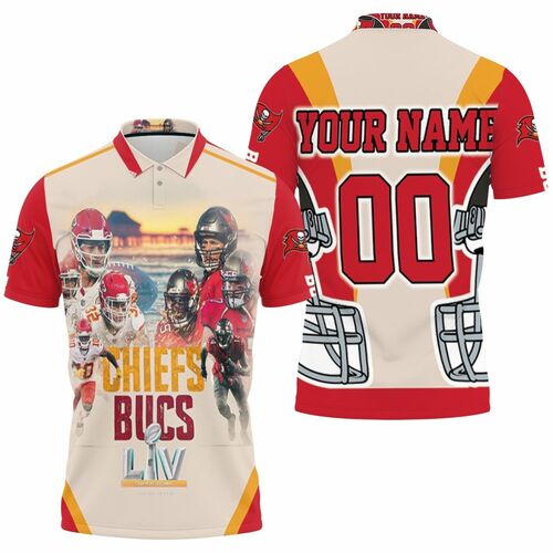 Tampa Bay Buccaneers Win 2021 Super Bowl Champions Personalized 3D All Over Print Polo Shirt