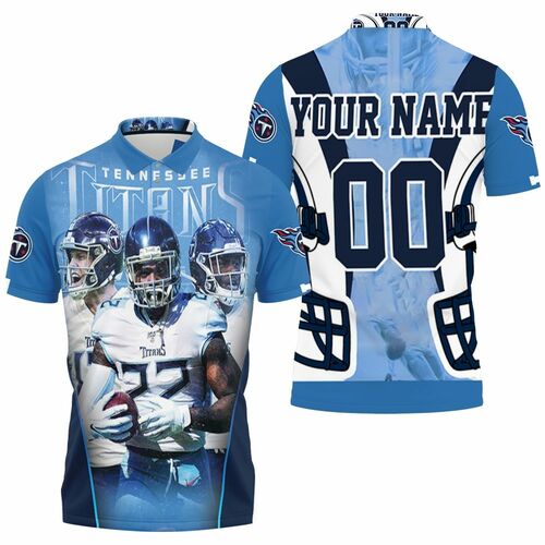 Team Tennessee Titans Afc South Champions Super Bowl 2021 Personalized 3D All Over Print Polo Shirt