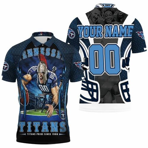 Tennessee Titans Pride Since 1960 Afc South Champions Super Bowl Personalized 3D All Over Print Polo Shirt