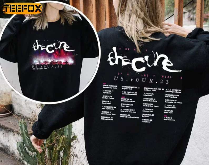 The Cure Shows of a Lost World US Tour 2023 T-Shirt