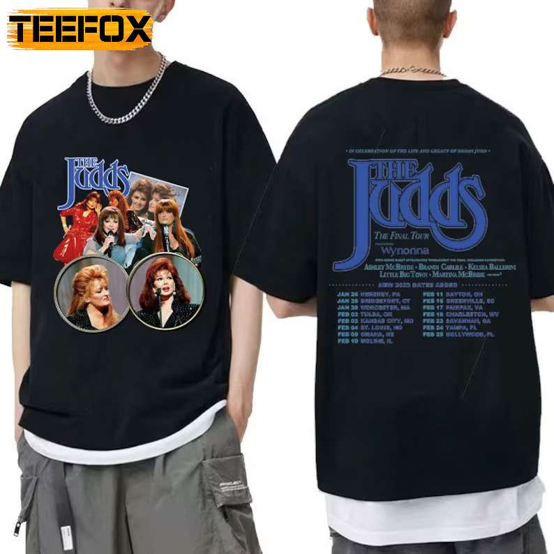 The Judds Final Tour 2023 Concert Music T-Shirt