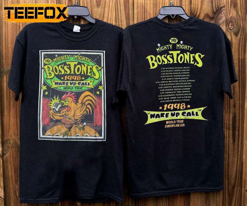 The Mighty Mighty Bosstones Wake Up Call World Tour European 1998 T-Shirt