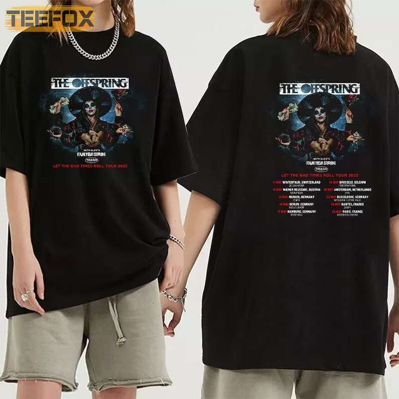 The Offspring Let The Bad Times Roll Tour 2023 Europe T-Shirt