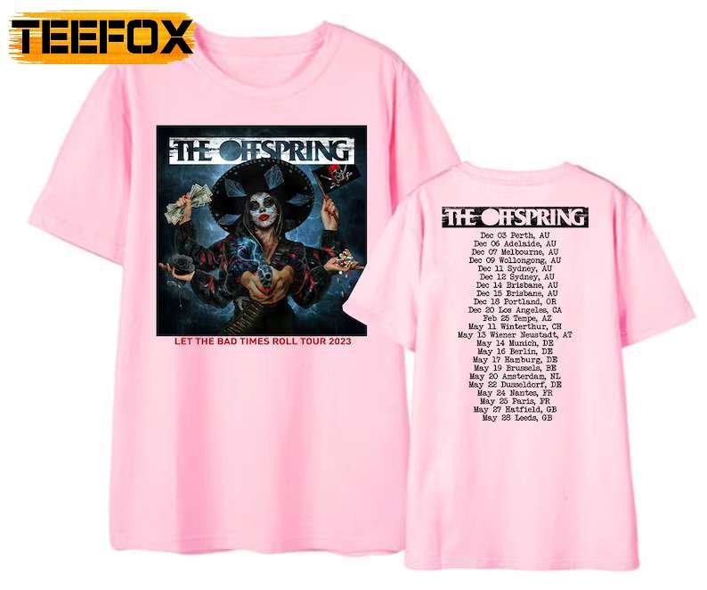 The Offspring Let The Bad Times Roll Tour 2023 T-Shirt