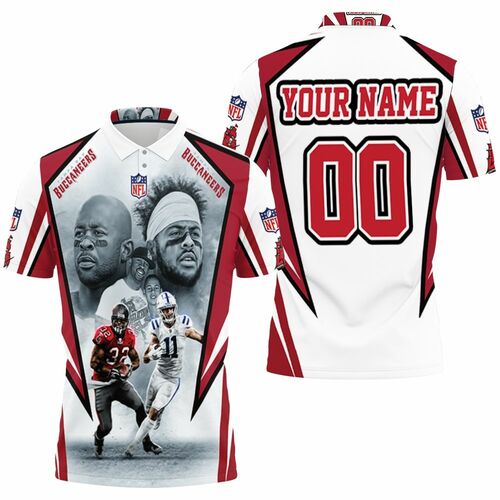 The Pittmans Michael Pittman Jr 11 Tampa Bay Buccaneers Michael Pittman Sr 32 Personalized 3D All Over Print Polo Shirt